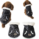 Maxbell Maxbell Pet Dogs Winter Warm Hoodies Jacket Coat Cats Vest Clothes Costume Star L
