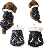 Maxbell Maxbell Pet Dogs Winter Warm Hoodies Jacket Coat Cats Vest Clothes Costume Star L