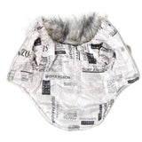 Maxbell Maxbell Pet Dog Cat Winter Thick Warm Woollen Coat Jacket Clothes Apparel Gray S