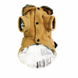 Maxbell Maxbell Puppy Pet Dog Cat Winter Thick Warm Winter Coat Jacket Clothes Apricot M