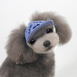 Maxbell Maxbell Small Fresh Blue Striped Baseball Cap for Pet Dog Outdoor Accessories L