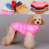 Maxbell Maxbell Pet Dog Puppy Cat Clothing Supplies Winter Warm Padded Coat Down Jacket Vest Apparel Outfit Beige M