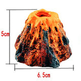 Maxbell Maxbell Super Sucker Mounted Underwater Volcano Aquarium Ornament Fish Tank Decor