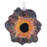 Maxbell Maxbell Super Sucker Mounted Underwater Volcano Aquarium Ornament Fish Tank Decor