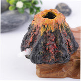 Maxbell Maxbell Super Sucker Mounted Underwater Volcano Aquarium Ornament Fish Tank Decor