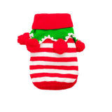 Maxbell Maxbell Pet Cat Dog Christmas Clothes Knitted Sweater Coat Hoodie Apparel Red XS