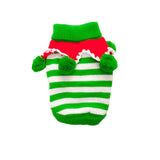Maxbell Maxbell Pet Cat Dog Christmas Clothes Knitted Sweater Coat Hoodie Apparel Green S