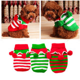 Maxbell Maxbell Pet Cat Dog Christmas Clothes Knitted Sweater Coat Hoodie Apparel Green M