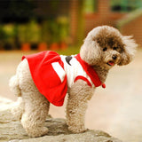 Maxbell Maxbell Cute Moustache Pattern Dog Puppy Dresses Skirt Pet Fancy Costume Clothes XS