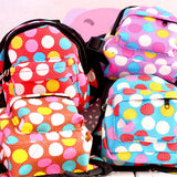 Maxbell Maxbell Pet Dog Puppy Outdoor Travel BackPack Dot Bag Carrier w/ Harness Red M