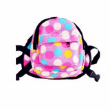 Maxbell Maxbell Pet Dog Puppy Outdoor Travel BackPack Dot Bag Carrier w/ Harness Purple M