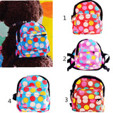 Maxbell Maxbell Pet Dog Puppy Outdoor Travel BackPack Dot Bag Carrier w/ Harness Purple M