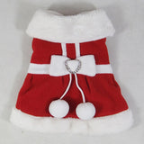 Maxbell Maxbell Christmas Santa Claus Model Dress Polyester Pet Coat Dog Vest Clothes XXL