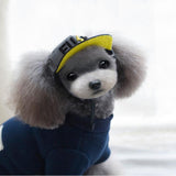 Maxbell Maxbell Nocturnal Reflective Safety Cap Dog Cat Puppy Hat w/ Ear Holes Adjustable L