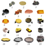 Maxbell Maxbell Reptile Feeding Bowl Food Water Resin Dish Pet Vivarium Tortoise Gecko #1