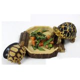 Maxbell Maxbell Reptile Feeding Bowl Food Water Resin Dish Pet Vivarium Tortoise Gecko #9