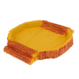 Maxbell Maxbell Reptile Feeding Bowl Food Water Resin Dish Pet Vivarium Tortoise Gecko #9