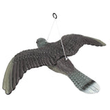 Maxbell 2Pcs Realistic Flying Bird Hawk Decoy Pigeon Crow Scarecrow Hunting Scarer