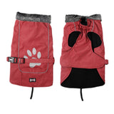 Maxbell Maxbell Pet Dog Clothes Puppy Winter Waterproof Nylon Warm Jacket Coats Vest Red S