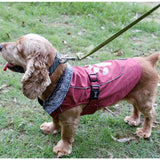 Maxbell Maxbell Pet Dog Clothes Puppy Winter Waterproof Nylon Warm Jacket Coats Vest Red S