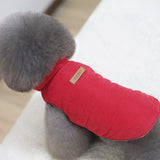 Maxbell Maxbell Pet Dog Peach Hearts Embroidery Vest Cotton Clothes Puppy Apparel Red L