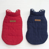 Maxbell Maxbell Pet Dog Peach Hearts Embroidery Vest Cotton Clothes Puppy Apparel Red L