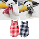 Maxbell Maxbell Pet Dog Peach Hearts Embroidery Vest Cotton Clothes Puppy Apparel Red L