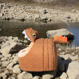 Maxbell Maxbell Soft Pet Kennel Cute Dinosaur Warm Bed House Small Dog Cat Puppy House S