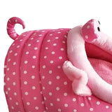 Maxbell Maxbell Soft Pet Kennel Cute Pink Pig Warm Bed House Small Dog Cat Puppy House S