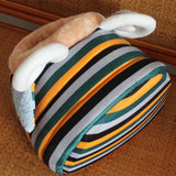 Maxbell Maxbell Soft Pet Kennel Stripe Sheep Warm Bed House Small Dog Cat Puppy House S