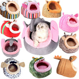 Maxbell Maxbell Soft Pet Kennel Stripe Sheep Warm Bed House Small Dog Cat Puppy House L