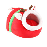 Maxbell Maxbell Soft Pet Kennel Cute Reindeer Warm Bed House Small Dog Cat Puppy House L