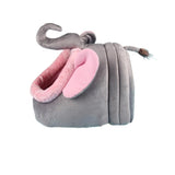 Maxbell Maxbell Soft Pet Kennel Cute Elephant Warm Bed House Small Dog Cat Puppy House S