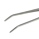 Maxbell 2 pcs 30cm Stainless Steel Tweezers Pet Insects Gardening Feeding Tool