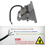 3 Pack 20W LED Flood Light Outdoor Landscape Lamp Spotlight Street Light