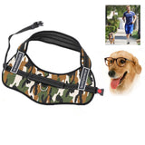 Maxbell Maxbell Comfortable Dog Pet Adjustable Vest Chest Harness Green Camouflage Size L