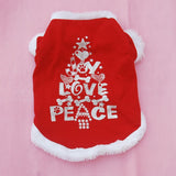 Maxbell Maxbell Pet Dog Puppy Cat Apperal Jumpsuit Clothes Xmas Costume Chrismas Outfit  XS