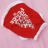 Maxbell Maxbell Pet Dog Puppy Cat Apperal Jumpsuit Clothes Xmas Costume Chrismas Outfit  XS