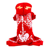 Maxbell Maxbell Luminous Dragon Lightening Jumpsuit Dog Pet puppy Clothes Costume XS Red