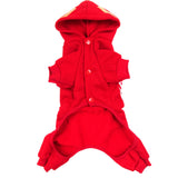 Maxbell Maxbell Luminous Dragon Lightening Jumpsuit Dog Pet puppy Clothes Costume XS Red