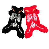 Maxbell Maxbell Luminous Dragon Lightening Jumpsuit Dog Pet puppy Clothes Costume XS Red