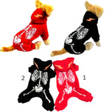 Maxbell Maxbell Luminous Dragon Lightening Jumpsuit Dog Pet puppy Clothes Costume XS Red