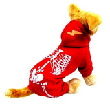 Maxbell Maxbell Luminous Dragon Lightening Jumpsuit Dog Pet puppy Clothes Costume XL Red