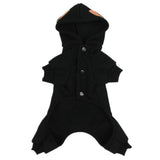 Maxbell Maxbell Luminous Dragon Lightening Jumpsuit Dog Pet puppy Clothes Costume XS Black