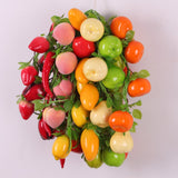 Pack of 5PCS Artificial Fruits Vegetables Strings Farm Kitchen Hanging Decor Photography Studio Background Hanging Ornaments #2