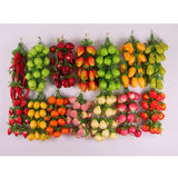 Pack of 5PCS Artificial Fruits Vegetables Strings Farm Kitchen Hanging Decor Photography Studio Background Hanging Ornaments #2