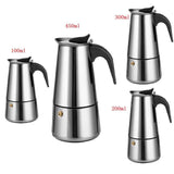 9 Cups Stainless Steel Moka Espresso Coffee Maker Percolator Stove Top Pot