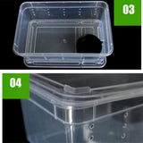 Maxbell Maxbell Pet Aquatic Reptile Breeding Box Transport Case Feeding Hatching Tank H3