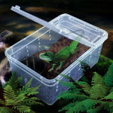 Maxbell Maxbell Pet Aquatic Reptile Breeding Box Transport Case Feeding Hatching Tank H3