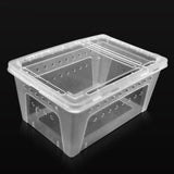 Maxbell Maxbell Pet Aquatic Reptile Breeding Box Transport Case Feeding Hatching Tank H4